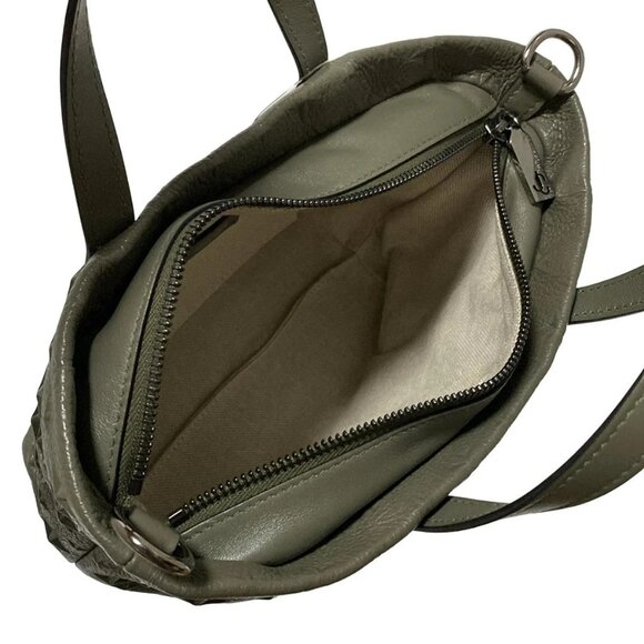 JIMMY CHOO - Khaki Leather Handbag - Picture 3 of 9